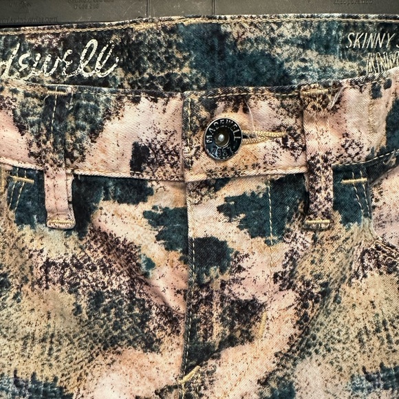 Madewell Women's Colorful Patterned Skinny Pants - Size 26 - Picture 4 of 5